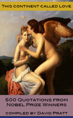 A painting of two angels kissing each other.