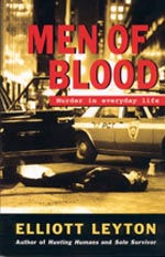 A book cover with a man laying on the ground